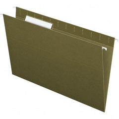 Pendaflex - 9-1/2 x 16", Legal, Standard Green, Hanging File Folder - 11 Point Stock, 1/3 Tab Cut Location - All Tool & Supply