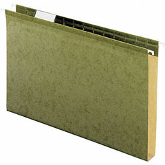 Pendaflex - 9-1/2 x 14-1/2", Legal, Standard Green, Hanging File Folder - 11 Point Stock, 1/5 Tab Cut Location - All Tool & Supply