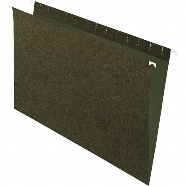 Pendaflex - 9-1/2 x 16", Legal, Standard Green, Hanging File Folder - 11 Point Stock, Straight Tab Cut Location - All Tool & Supply