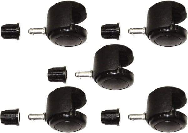 ShopSol - Black Casters - For Chairs - All Tool & Supply