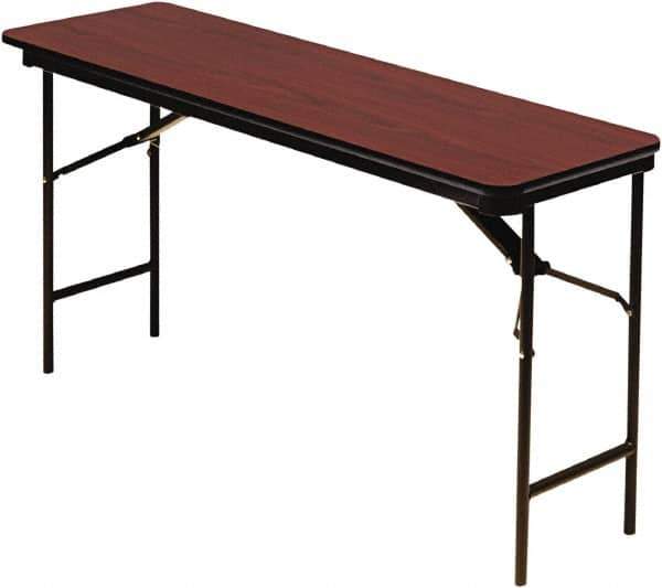 ICEBERG - 18" Long x 72" Wide x 29" High, Folding Table - Mahogany - All Tool & Supply