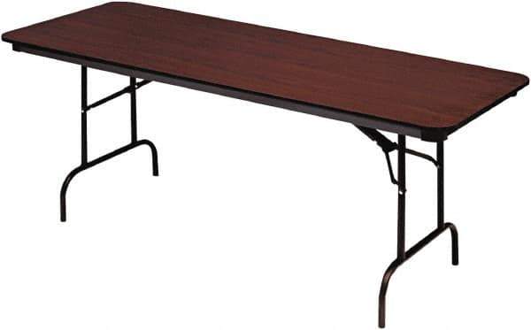 ICEBERG - 30" Long x 72" Wide x 29" High, Folding Table - Mahogany - All Tool & Supply