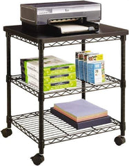 Safco - Black Case/Stand - Use with Office Machines - All Tool & Supply