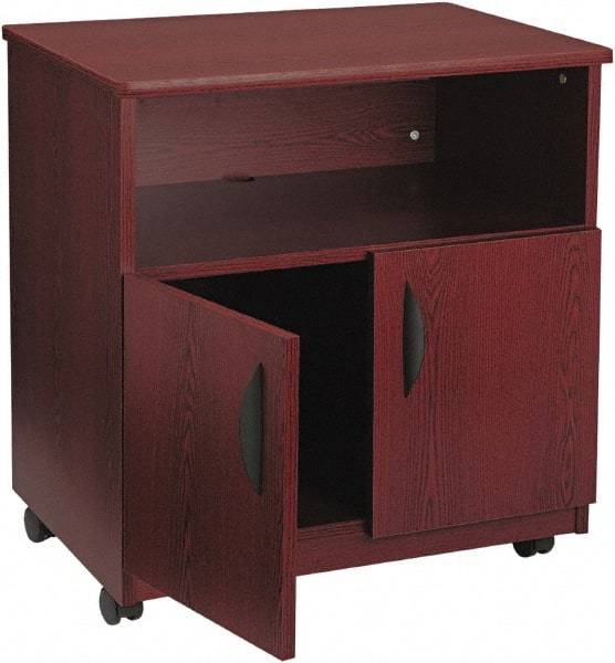 Safco - Mahogany Case/Stand - Use with Fax Machines, Printer, Copiers - All Tool & Supply