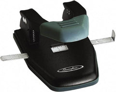 Swingline - Paper Punches Type: 28 Sheet Two Hole Punches Color: Black/Gray - All Tool & Supply