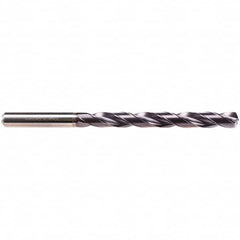 Emuge - 3.35mm 135° Spiral Flute Solid Carbide Taper Length Drill Bit - All Tool & Supply