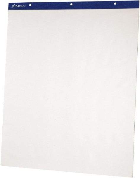 AMPAD - Flip Charts, Unruled, 27 x 34, White, 50 Sheets, 2/Pack, Flip Chart Easel - Use with Whiteboards, Chalkboards, Walls, Easel St&s - All Tool & Supply