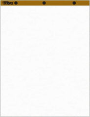 TOPS - Easel Pads, Unruled, 27 x 34, White, 50 Sheets, 2 Pads/Pack, Easel Pads - Use with Whiteboards, Chalkboards, Walls, Easel St&s - All Tool & Supply