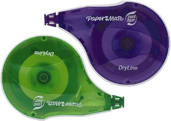 Paper Mate Liquid Paper - 1/6" x 472" Correction Tape Non-Refillable - All Tool & Supply