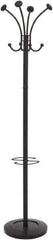 Alba - 8 Hooks, 16" Long x 16" Deep, Steel Floor Costumer - 70-1/2" High - All Tool & Supply