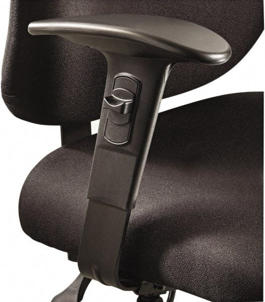 Safco - Black Adjustable T-Pad Arms - For Safco Alday 24/7 Task Chairs; Safco Vue Heavy-Duty Extended Height Stools - All Tool & Supply