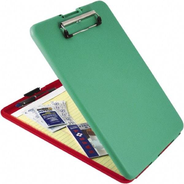 Saunders - 1-1/4" Long x 9-1/2" Wide, Clip Board - Red/Green - All Tool & Supply