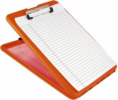 Saunders - 1-1/4" Long x 9-1/2" Wide, Clip Board - High Visibility Orange - All Tool & Supply