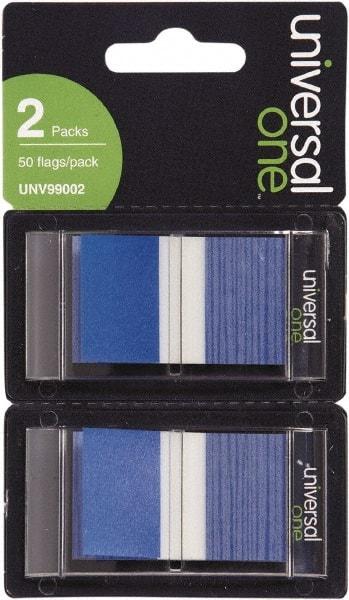 Universal One - Self-Stick Page Flags Style: Flag Color: Blue - All Tool & Supply