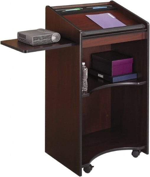 Safco - Laminated, Wood Portable Lectern - 19-3/4" Deep x 25-1/4" Wide x 46" High - All Tool & Supply