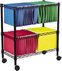 ALERA - 250 Lb Capacity, 26" Wide x 14" Long x 29-1/2" High File Cart - 1 Shelf, Steel - All Tool & Supply