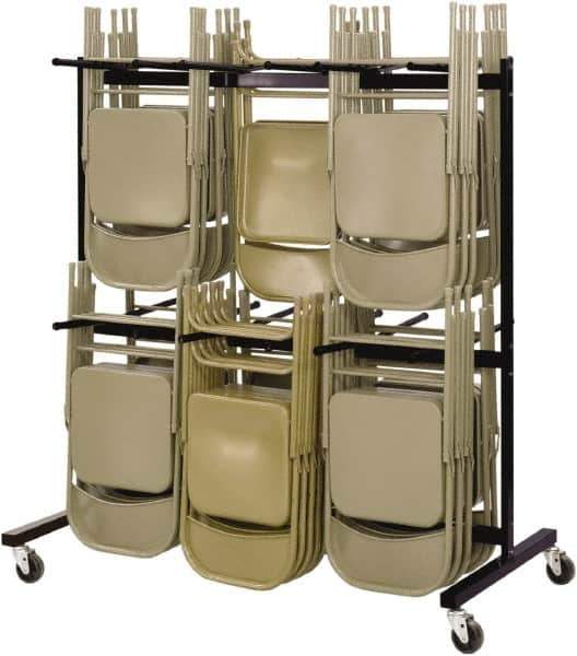 Safco - 84 Chairs Capacity Two-Tier Chair Cart - Use for Folding Chairs - All Tool & Supply