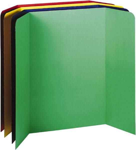 Pacon - Spotlight Corrugated Presentation Display Boards, 48 x 36, Assorted, 4/Carton, Display Board - Use with Science Fairs, Booths & Displays - All Tool & Supply