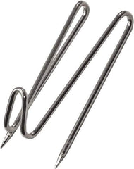 ADVANTUS - 25 Hooks, 1" Long x 1" Deep, Metal Hook Panel - 2-1/2" High - All Tool & Supply