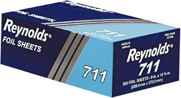 Reynolds - Pop-Up Interfolded Aluminum Foil Sheets, 9 x 10-3/4, Silver, 3000 Sheet/Carton - Use with Food Protection - All Tool & Supply