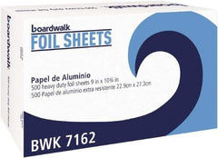 Boardwalk - Pop-Up Aluminum Foil Wrap Sheets, 9 x 10-3/4, Silver, 500/Box, 6 Boxes/Carton - Use with Food Protection - All Tool & Supply