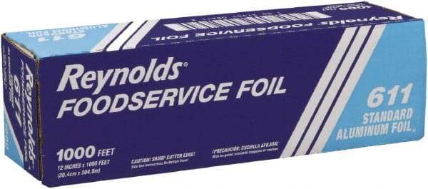 Reynolds - Standard Aluminum Foil Roll, 12" x 1,000', Silver - Use with Food Protection - All Tool & Supply