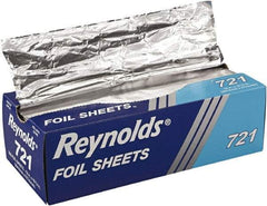 Reynolds - Interfolded Aluminum Foil Sheets, 12 x 10-3/4, Silver, 500/Box, 6 Boxes/Carton - Use with Food Protection - All Tool & Supply