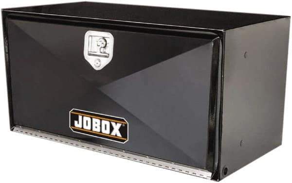 Jobox - 1 Compartment Underbed Truck Box - 36" Wide x 18" Deep x 18" High, Steel, Black - All Tool & Supply