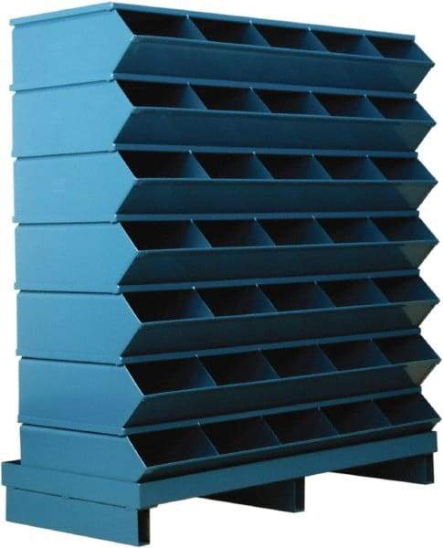 Stackbin - 7 Bin, Shelving Unit with Openings & Base - 37" Wide x 41" High - All Tool & Supply