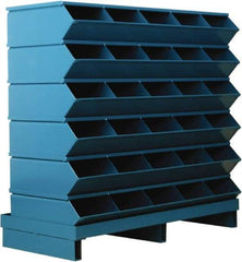 Stackbin - 6 Bin, Shelving Unit with Openings & Base - 37" Wide x 35-1/2" High - All Tool & Supply