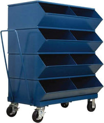 Stackbin - 4 Bin, Shelving Unit with Openings & Base - 37" Wide x 48-1/4" High - All Tool & Supply