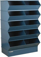 Stackbin - 5 Bin, Shelving Unit with Openings & Base - 37" Wide x 55" High - All Tool & Supply