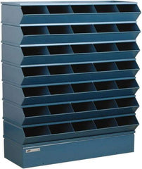 Stackbin - 7 Bin, Shelving Unit with Openings & Base - 37" Wide x 42" High - All Tool & Supply