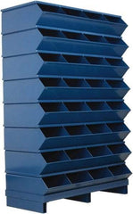 Stackbin - 8 Bin, Shelving Unit with Openings & Base - 37" Wide x 57-3/4" High - All Tool & Supply