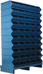 Stackbin - 10 Bin, Shelving Unit with Openings & Base - 37" Wide x 57-1/2" High - All Tool & Supply