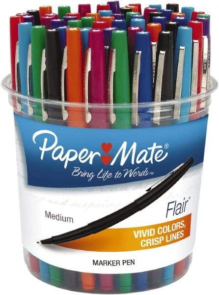 Paper Mate - Bullet Bullet Point Pen - Assorted Colors - All Tool & Supply