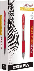 Zebra - Conical Roller Ball Pen - Red - All Tool & Supply