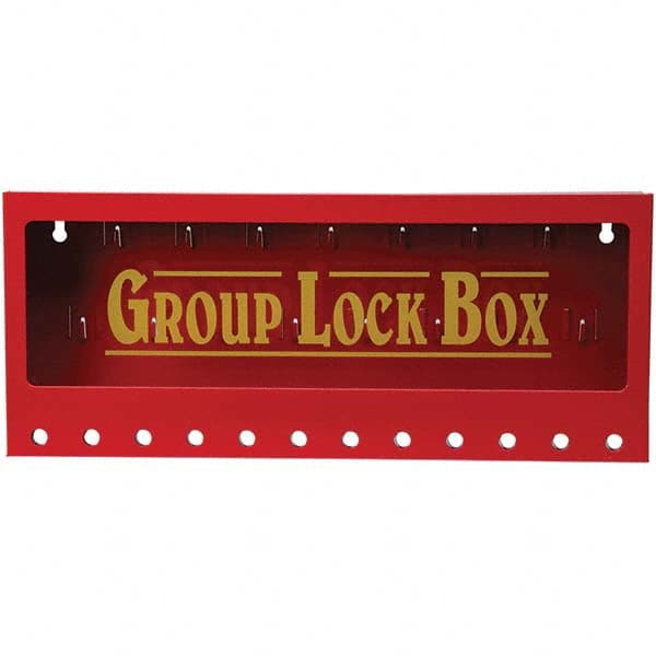 Brady - 1 13-Piece Kit 2-1/4" Deep x 16-3/4" Wide x 7" High Wall Mount Group Lockout Box - All Tool & Supply