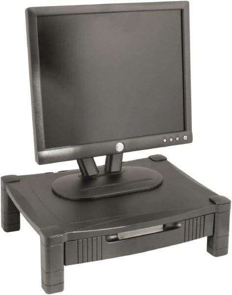 Kantek - Silver Monitor Stand - Use with Laptop, Monitor - All Tool & Supply