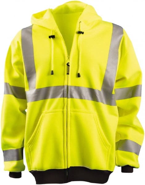 OccuNomix - Size 3XL Hi-Viz Yellow High Visibility Sweatshirt - All Tool & Supply