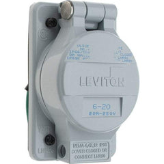 Leviton - Straight Blade Receptacles   Receptacle Type: Single Receptacle    Grade: Industrial - All Tool & Supply