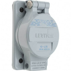 Leviton - Straight Blade Receptacles   Receptacle Type: Single Receptacle    Grade: Industrial - All Tool & Supply