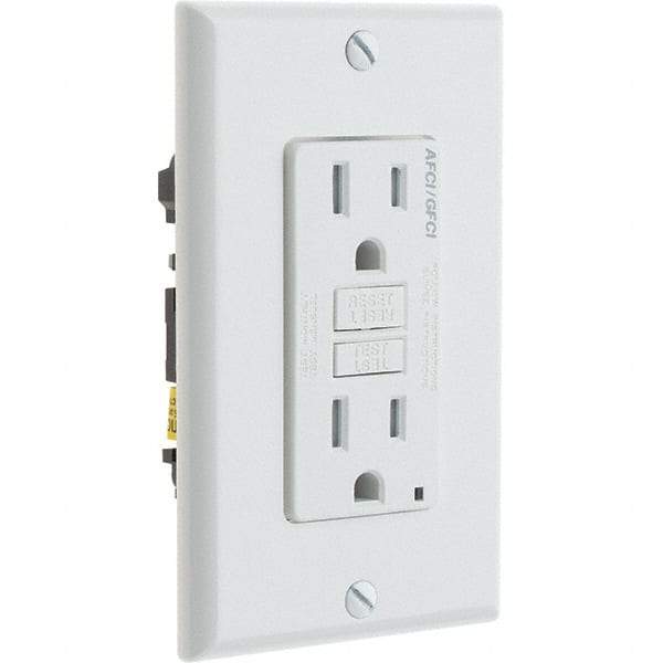 Leviton - GFCI Receptacles Grade: Commercial Color: White - All Tool & Supply