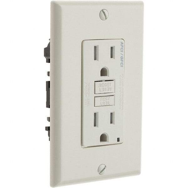 Leviton - GFCI Receptacles Grade: Commercial Color: Light Almond - All Tool & Supply