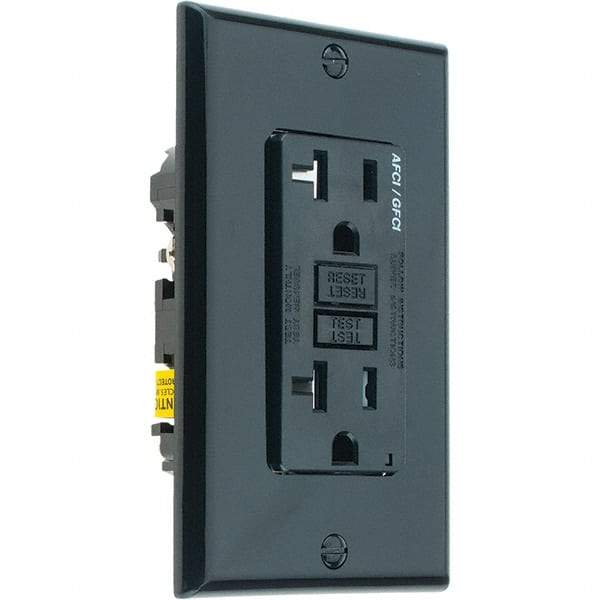 Leviton - GFCI Receptacles Grade: Commercial Color: Black - All Tool & Supply