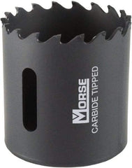 M.K. MORSE - 2-1/8" Diam, 1-15/16" Cutting Depth, Hole Saw - Carbide-Tipped Saw, Toothed Edge - All Tool & Supply