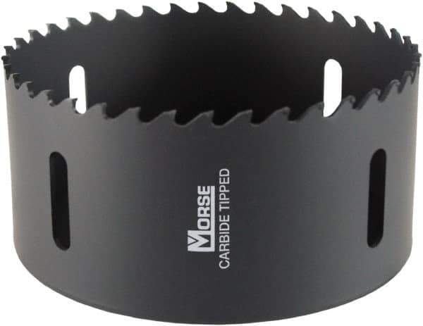 M.K. MORSE - 6" Diam, 1-15/16" Cutting Depth, Hole Saw - Carbide-Tipped Saw, Toothed Edge - All Tool & Supply