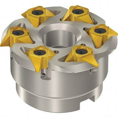 Vargus - 88mm Cut Diam, 300mm Max Hole Depth, 32mm Shank Diam, Internal/External Indexable Thread Mill - Insert Style 5VI, 5/8" Insert Size, 6 Inserts, Toolholder Style TM SC-D, 50mm OAL - All Tool & Supply