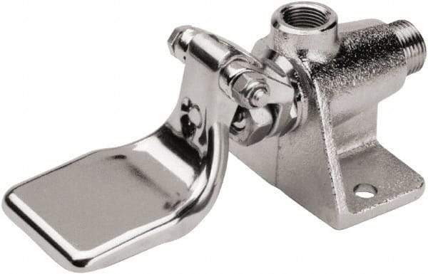 SANI-LAV - Faucet Replacement Single Pedal Foot Valve - Floor Mount - Brass, Use with Sinks, Wash Stations Scrub Sinks - All Tool & Supply