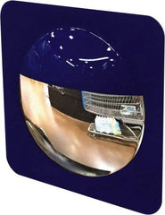 Se-Kure Domes&Mirrors - Indoor Square Convex Safety, Traffic & Inspection Mirrors - Acrylic Lens, 8" Diam, 8' Max Covered Distance - All Tool & Supply